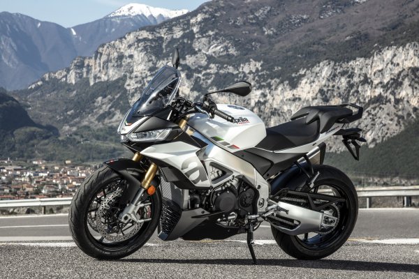 Aprilia Tuono V4 bílé